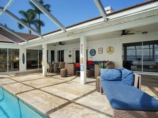 the terrace is the jewels of the holiday home