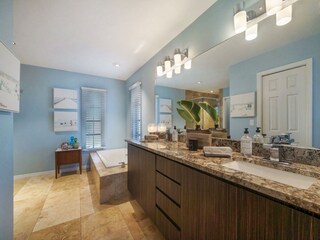 Master bathroom of the villa in Cape Coral, FL