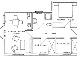 Casa de vacaciones Quern Plano de planta 41
