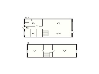 Casa per le vacanze Gedser Pianta del piano 56