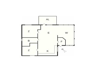 Vakantiehuis Allinge Grondplan 27