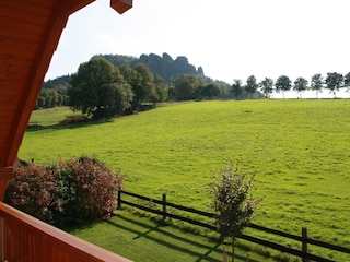 Balkon mit Blick zum Pfaffensteim