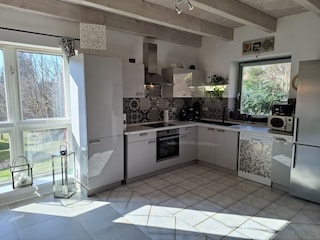 hochwertige, voll ausgestattete, offene Nolte Küche