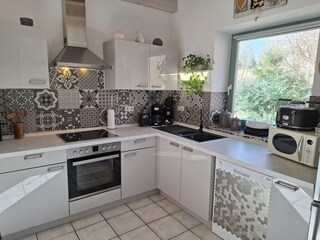 hochwertige, voll ausgestattete, offene Nolte Küche