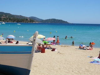 wonderful sandy beaches at Cote d'Azur