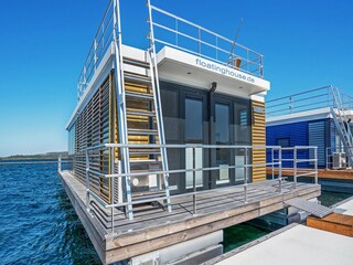 Huisboot Braunsbedra Buitenaudio-opname 6