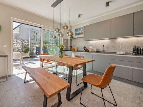 Ferienwohnung - Meerblick-Maisonette mit Terrasse & Balkon