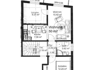 Grundriss Wohnung Nr 2