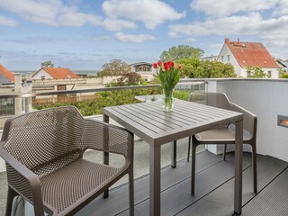 Balkon mit Meerblick