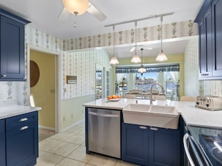 offene Thekenküche des Ferienhauses in Cape Coral