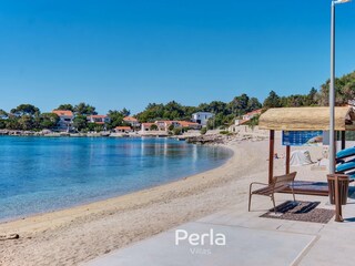 der Strand, kristallklares Meer