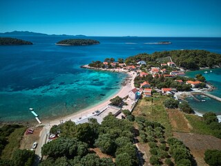 der Strand, kristallklares Meer
