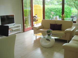 Wohnzimmer, Terrasse.TV