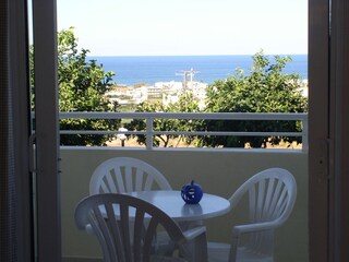 Balcony with sea view