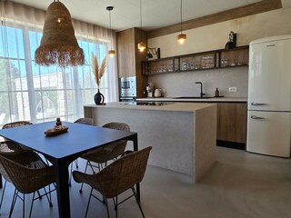 Kitchen and dining area