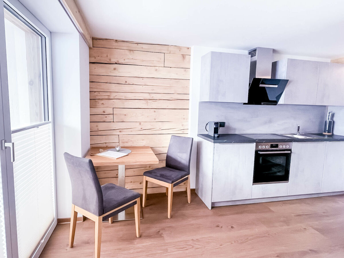 Kitchen and dining area