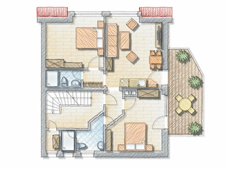 Fewo Norderney Grundriss 2025