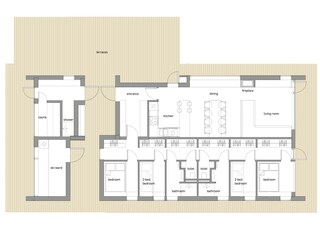 Casa per le vacanze Trysil Pianta del piano 41