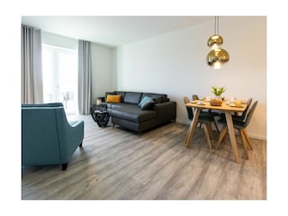 Hafenspitze App.1.03- Blick durchs Appartement