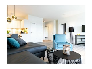 Hafenspitze App.1.03- Blick durchs Appartement