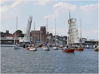 Segler Klappbrücke in Kappeln