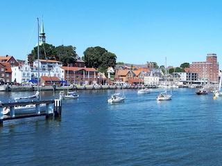 Segler auf der Schlei in Kappeln