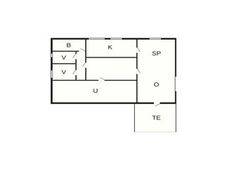 Vakantiehuis Bankeryd Grondplan 36