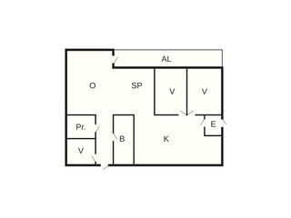 Vakantiehuis Älgåna Grondplan 25