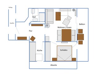 Appartamento per vacanze Oberstdorf Pianta del piano 22