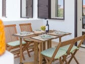 dining area on the veranda