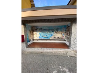 bus stop of Reno, close to the place