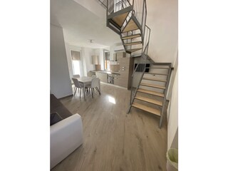 Kitchen and living room