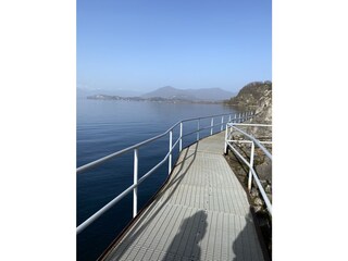 Walking by the lake in Ispra