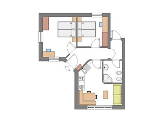 Appartement St. Ulrich in Gröden Grondplan 8