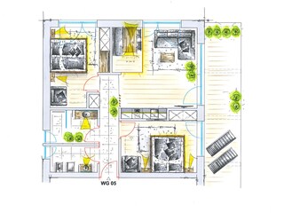 Appartamento per vacanze Natz Pianta del piano 15