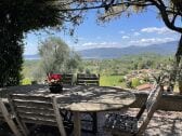 Table on terrace