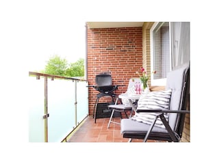 Balkon mit Weber-Elektrikgrill