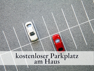 Parkplatz direkt am Haus