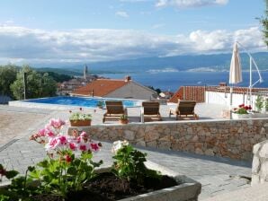 Holiday apartment Visnja 1 with a private pool and seaview - Vrbnik - image1