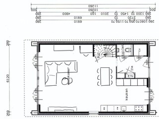 Casa per le vacanze Den Oever Pianta del piano 61