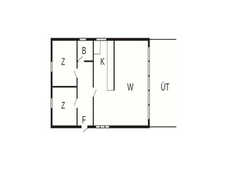Maison de vacances Hals Plan d'étage 50