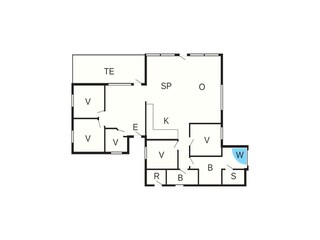 Maison de vacances Nørlev Strand Plan d'étage 28