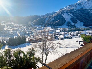 Blick vom Balkon