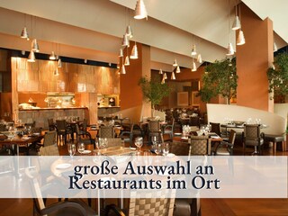 Restaurants vor der Haustür