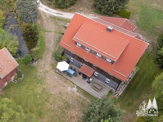 Forsthaus von oben