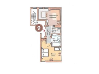 Appartamento per vacanze Vintl Pianta del piano 33