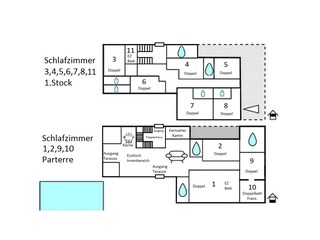 Ferienhaus Gržini Grundriss 35