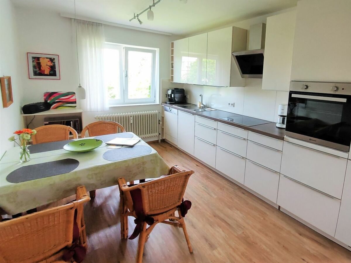 kitchen with sitting area