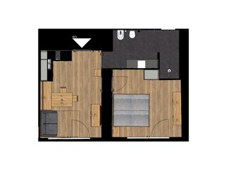 Appartamento per vacanze Girlan Pianta del piano 13