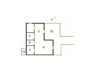 Vakantiehuis Nysted Grondplan 18